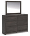 Fraluna Dresser and Mirror - U&U Home Budget Furniture (Carteret, NJ)