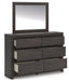 Fraluna Dresser and Mirror - U&U Home Budget Furniture (Carteret, NJ)