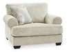 Monaghan Oversized Chair and Ottoman - U&U Home Budget Furniture (Carteret, NJ)