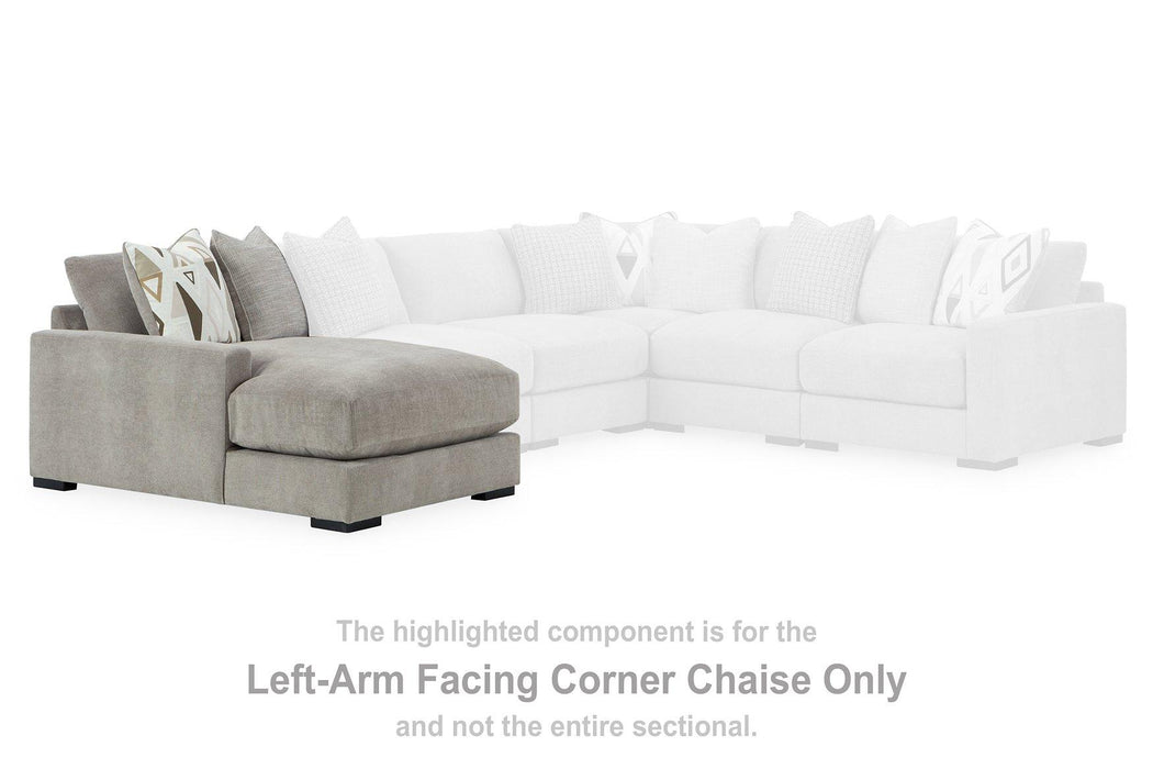 Aslan Court Sectional with Chaise - U&U Home Budget Furniture (Carteret, NJ)