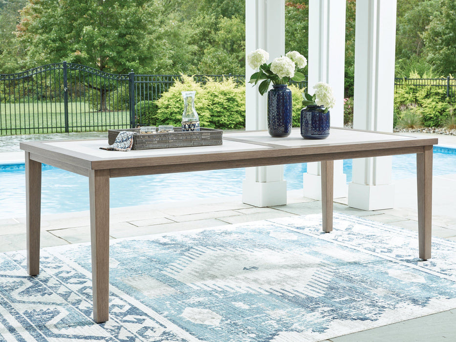 Rainier Ranch Outdoor Dining Package - U&U Home Budget Furniture (Carteret, NJ)