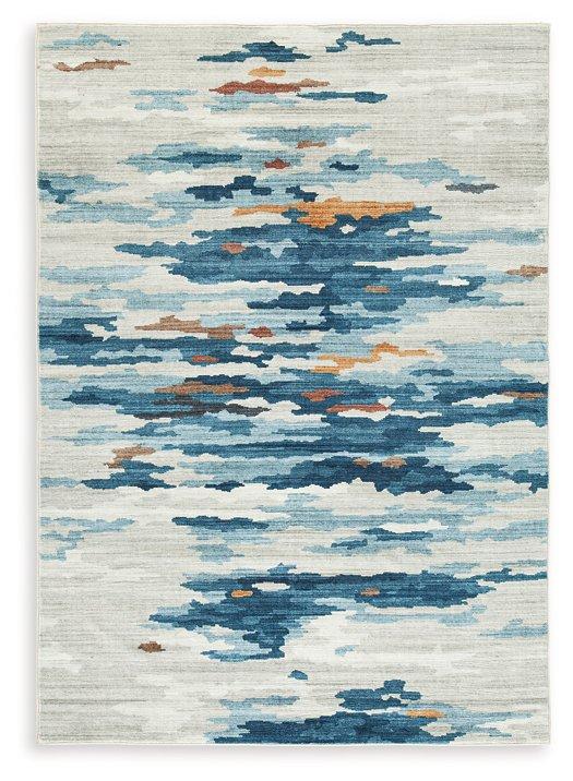 Cream/Blue/Brown
