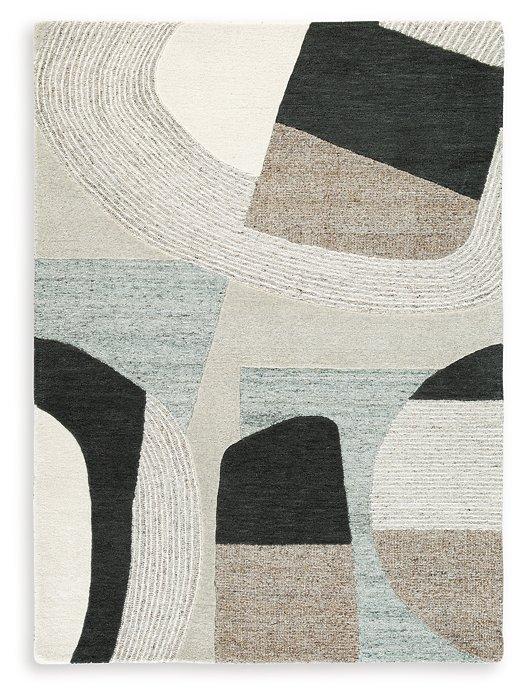 Edrickhill 5' x 7' Rug - U&U Home Budget Furniture (Carteret, NJ)