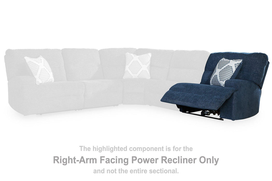 Acklen Place Power Reclining Sectional with Chaise - U&U Home Budget Furniture (Carteret, NJ)