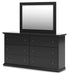 Maribel Dresser and Mirror - U&U Home Budget Furniture (Carteret, NJ)