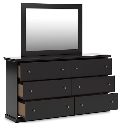 Maribel Dresser and Mirror - U&U Home Budget Furniture (Carteret, NJ)