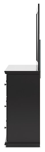 Maribel Dresser and Mirror - U&U Home Budget Furniture (Carteret, NJ)