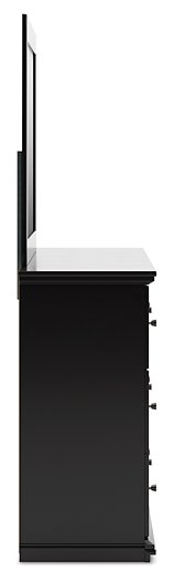 Maribel Dresser and Mirror - U&U Home Budget Furniture (Carteret, NJ)