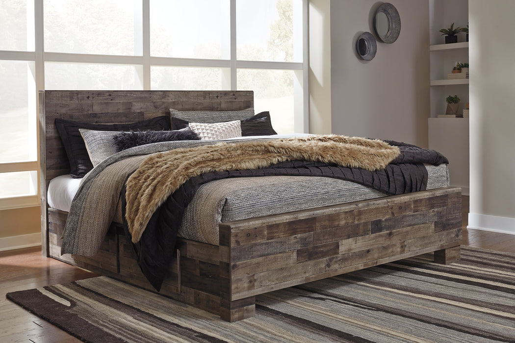 Derekson Bed with 2 Side Storage - U&U Home Budget Furniture (Carteret, NJ)