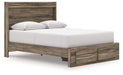 Elbrim Panel Storage Bed - U&U Home Budget Furniture (Carteret, NJ)