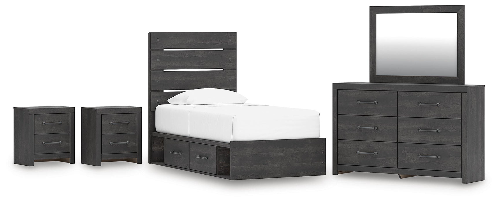 Hollivern Bedroom Set - U&U Home Budget Furniture (Carteret, NJ)