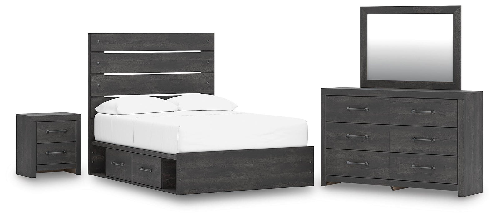 Hollivern Bedroom Set - U&U Home Budget Furniture (Carteret, NJ)