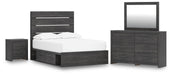Hollivern Bedroom Set - U&U Home Budget Furniture (Carteret, NJ)