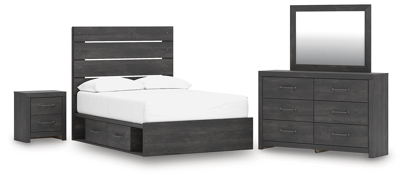 Hollivern Bedroom Set - U&U Home Budget Furniture (Carteret, NJ)