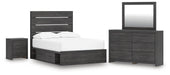 Hollivern Bedroom Set - U&U Home Budget Furniture (Carteret, NJ)