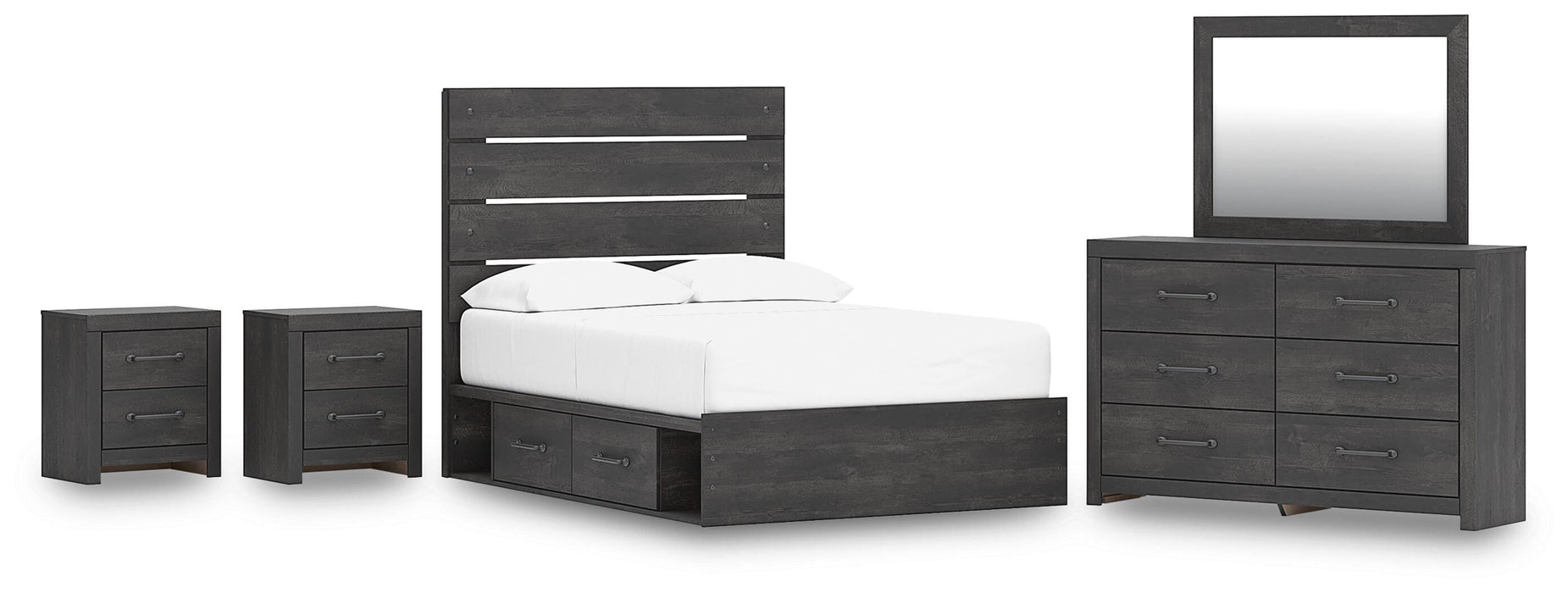 Hollivern Bedroom Set - U&U Home Budget Furniture (Carteret, NJ)