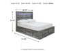 Baystorm Storage Bed - U&U Home Budget Furniture (Carteret, NJ)