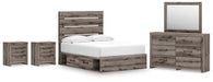 Graystorm Bedroom Set - U&U Home Budget Furniture (Carteret, NJ)