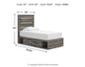 Graystorm Bed with Storage - U&U Home Budget Furniture (Carteret, NJ)