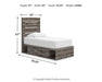 Graystorm Bed with Storage - U&U Home Budget Furniture (Carteret, NJ)