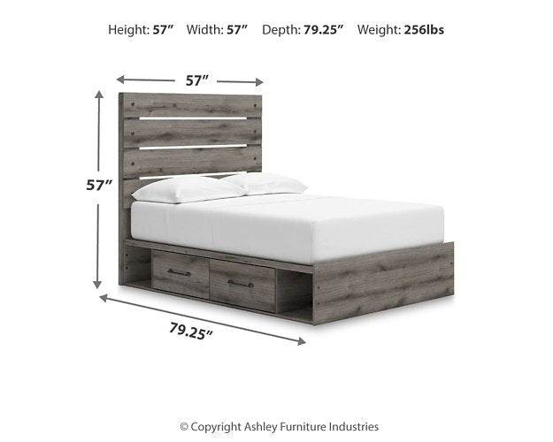Graystorm Bed with Storage - U&U Home Budget Furniture (Carteret, NJ)