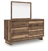 Chirason Dresser and Mirror - U&U Home Budget Furniture (Carteret, NJ)