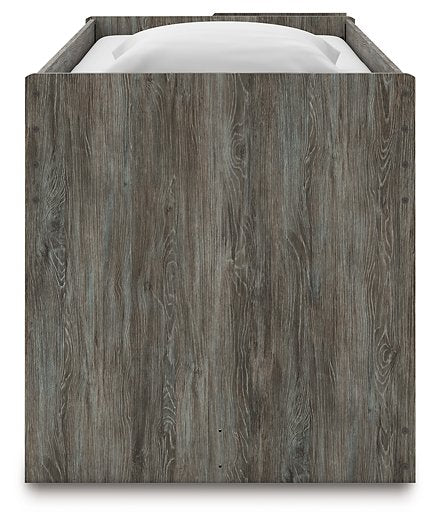 Frandern Loft Bed with Bookcase Storage - U&U Home Budget Furniture (Carteret, NJ)