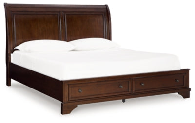 Trellington Sleigh Storage Bed - U&U Home Budget Furniture (Carteret, NJ)