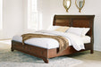 Trellington Sleigh Storage Bed - U&U Home Budget Furniture (Carteret, NJ)