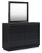 Londer Dresser and Mirror - U&U Home Budget Furniture (Carteret, NJ)