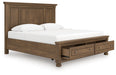 Feddinger Panel Storage Bed - U&U Home Budget Furniture (Carteret, NJ)