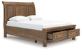 Feddinger Panel Storage Bed - U&U Home Budget Furniture (Carteret, NJ)