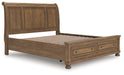 Feddinger Panel Storage Bed - U&U Home Budget Furniture (Carteret, NJ)