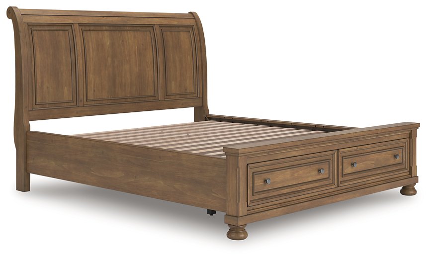 Feddinger Panel Storage Bed - U&U Home Budget Furniture (Carteret, NJ)
