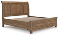Feddinger Panel Storage Bed - U&U Home Budget Furniture (Carteret, NJ)