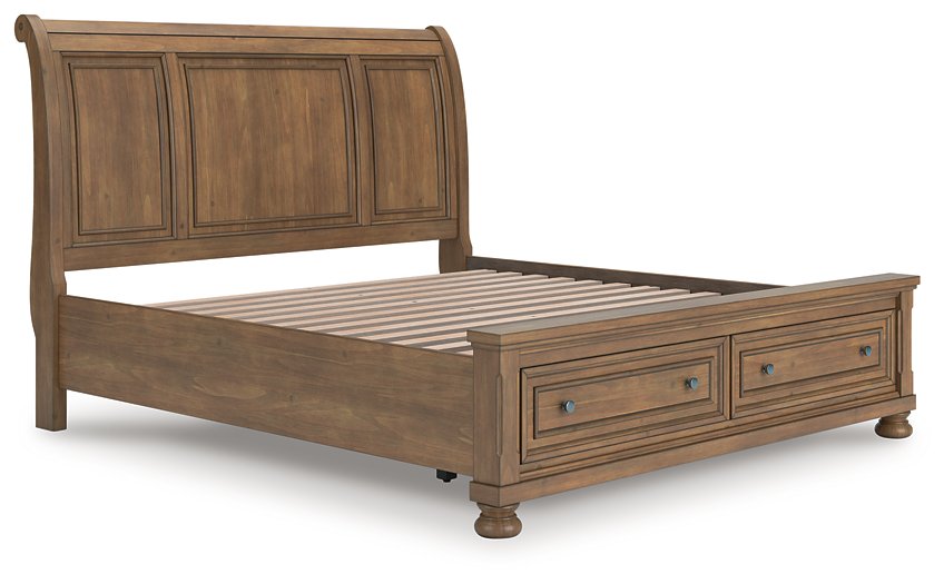 Feddinger Panel Storage Bed - U&U Home Budget Furniture (Carteret, NJ)