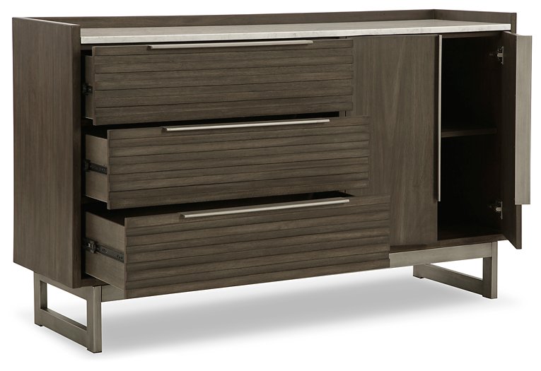 Arkenton Dresser and Mirror - U&U Home Budget Furniture (Carteret, NJ)