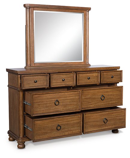 Chadworth Dresser and Mirror - U&U Home Budget Furniture (Carteret, NJ)