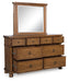 Chadworth Dresser and Mirror - U&U Home Budget Furniture (Carteret, NJ)