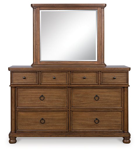 Chadworth Dresser and Mirror - U&U Home Budget Furniture (Carteret, NJ)