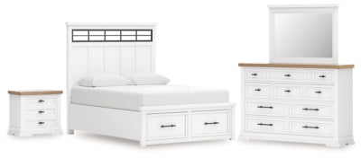 Ashbryn Bedroom Package - U&U Home Budget Furniture (Carteret, NJ)