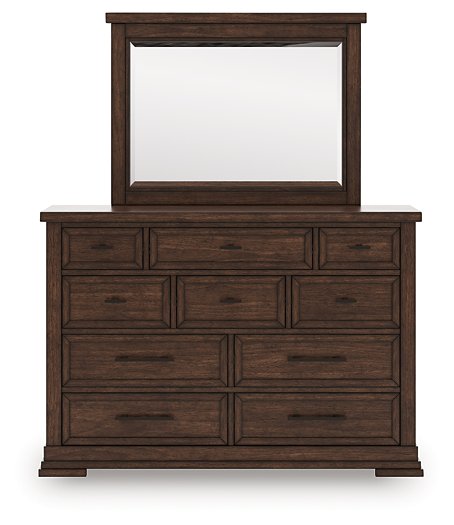 Taffenbrook Dresser and Mirror - U&U Home Budget Furniture (Carteret, NJ)