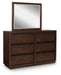 Dilenno Dresser and Mirror - U&U Home Budget Furniture (Carteret, NJ)