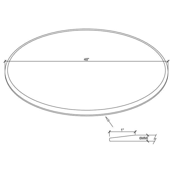 Glass Tops Glass Tops - U&U Home Budget Furniture (Carteret, NJ)