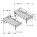 Dakota Bunk Beds - U&U Home Budget Furniture (Carteret, NJ)