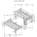 Dakota Bunk Beds - U&U Home Budget Furniture (Carteret, NJ)