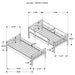 Dakota Bunk Beds - U&U Home Budget Furniture (Carteret, NJ)