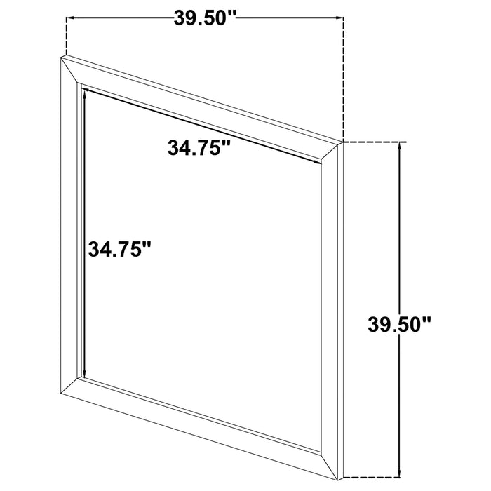 Oakglen Dresser Mirrors - U&U Home Budget Furniture (Carteret, NJ)