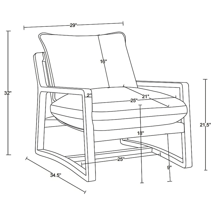 Geneva Accent Chairs - U&U Home Budget Furniture (Carteret, NJ)