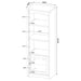 Laughlin Media Tower - U&U Home Budget Furniture (Carteret, NJ)